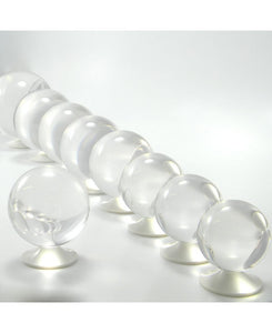 75mm Juggle Dream Clear Acrylic Contact Juggling Ball with Contact Ball Pouch